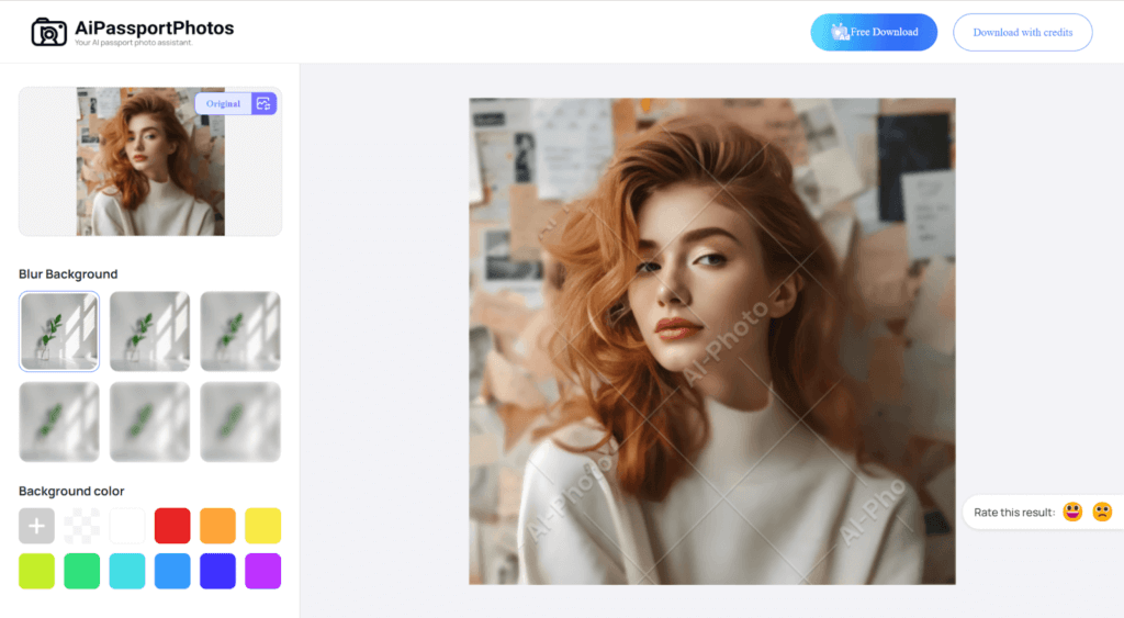 aipassportphotos photo enhancer